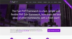 Desktop Screenshot of fuelphp.com