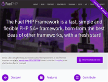 Tablet Screenshot of fuelphp.com